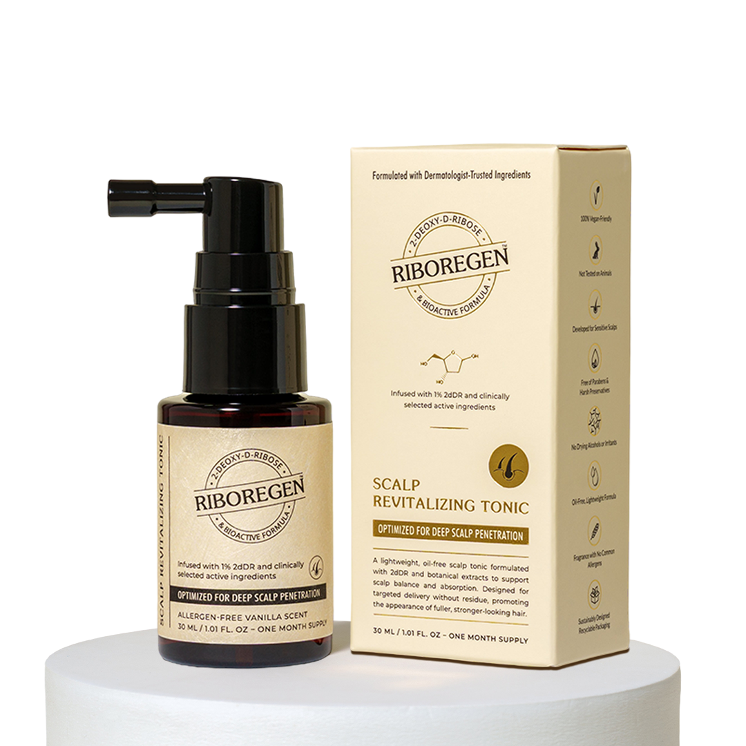 RIBOREGEN Scalp Revitalizing Tonic – Powered by 2-Deoxy-D-Ribose (2dDR)
